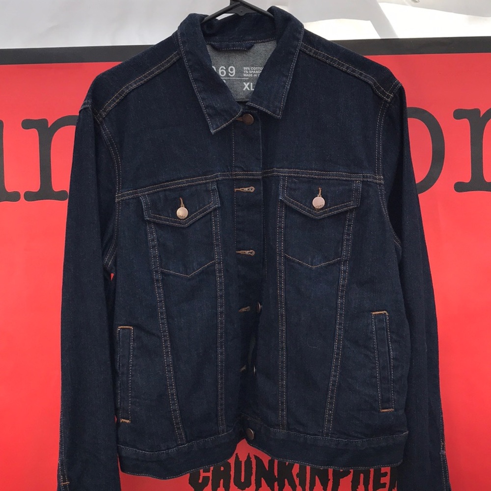 Tie dye alien patch denim jacket xl - Picture 2 of 2